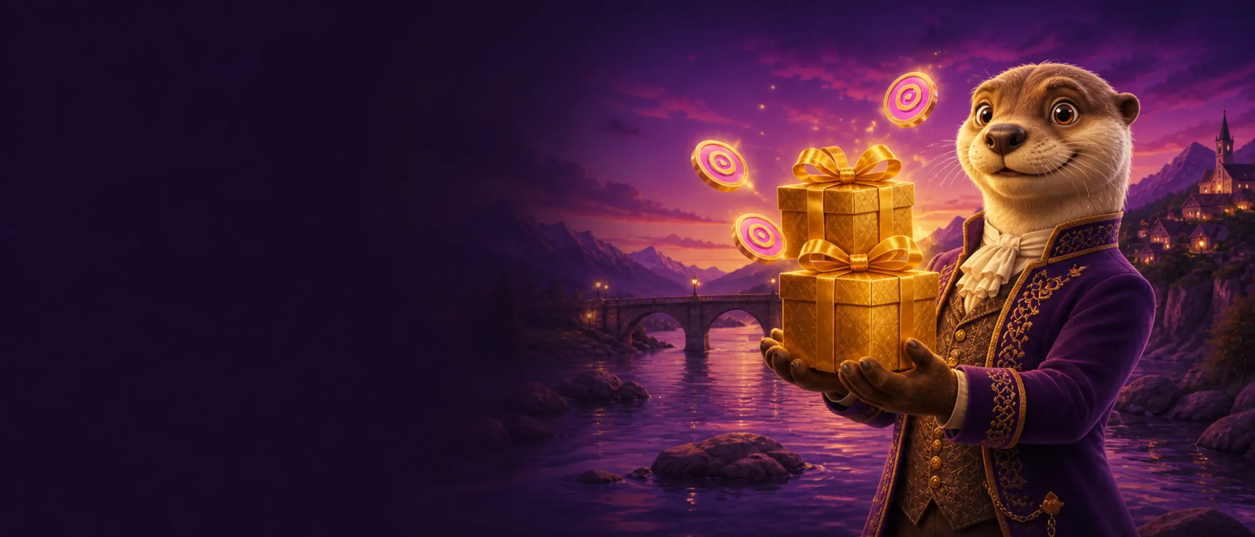 Vidra predstavlja bonus za drugi polog pri Bizzo Casino